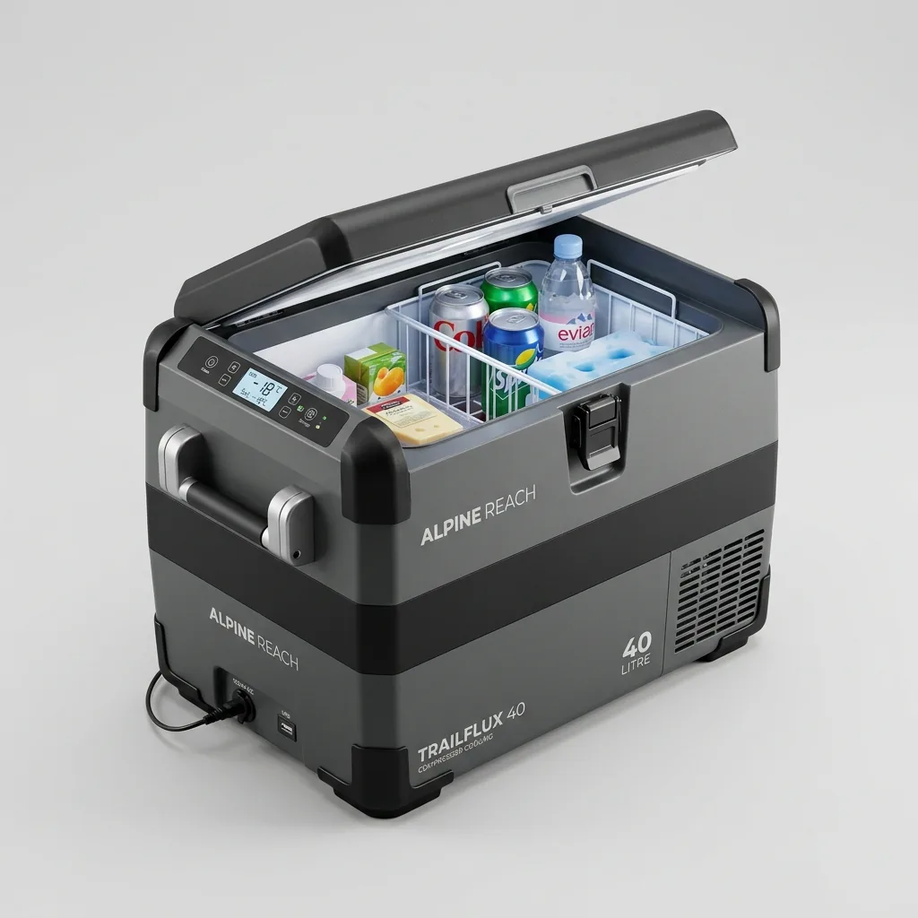 Aluguel de refrigerador e freezer com compressor portátil (12V/220V) em Cagliari