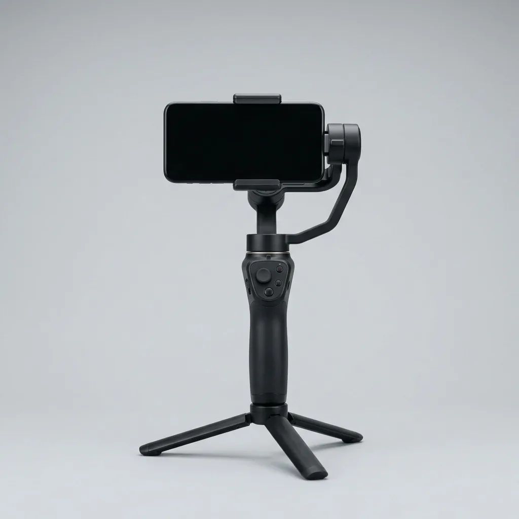 Aluguel de estabilizador de gimbal e tripé para smartphones na Cagliari