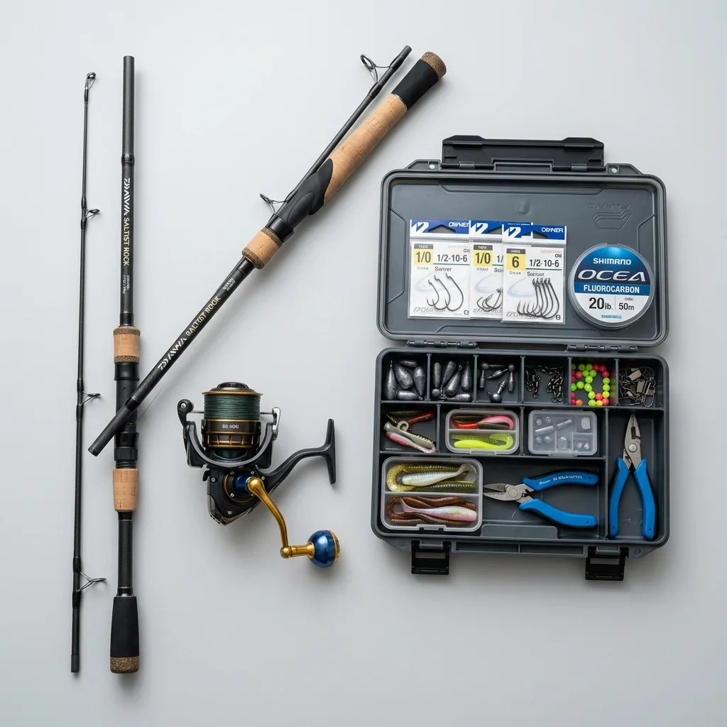 Aluguel de kit de pesca em recife em Cagliari