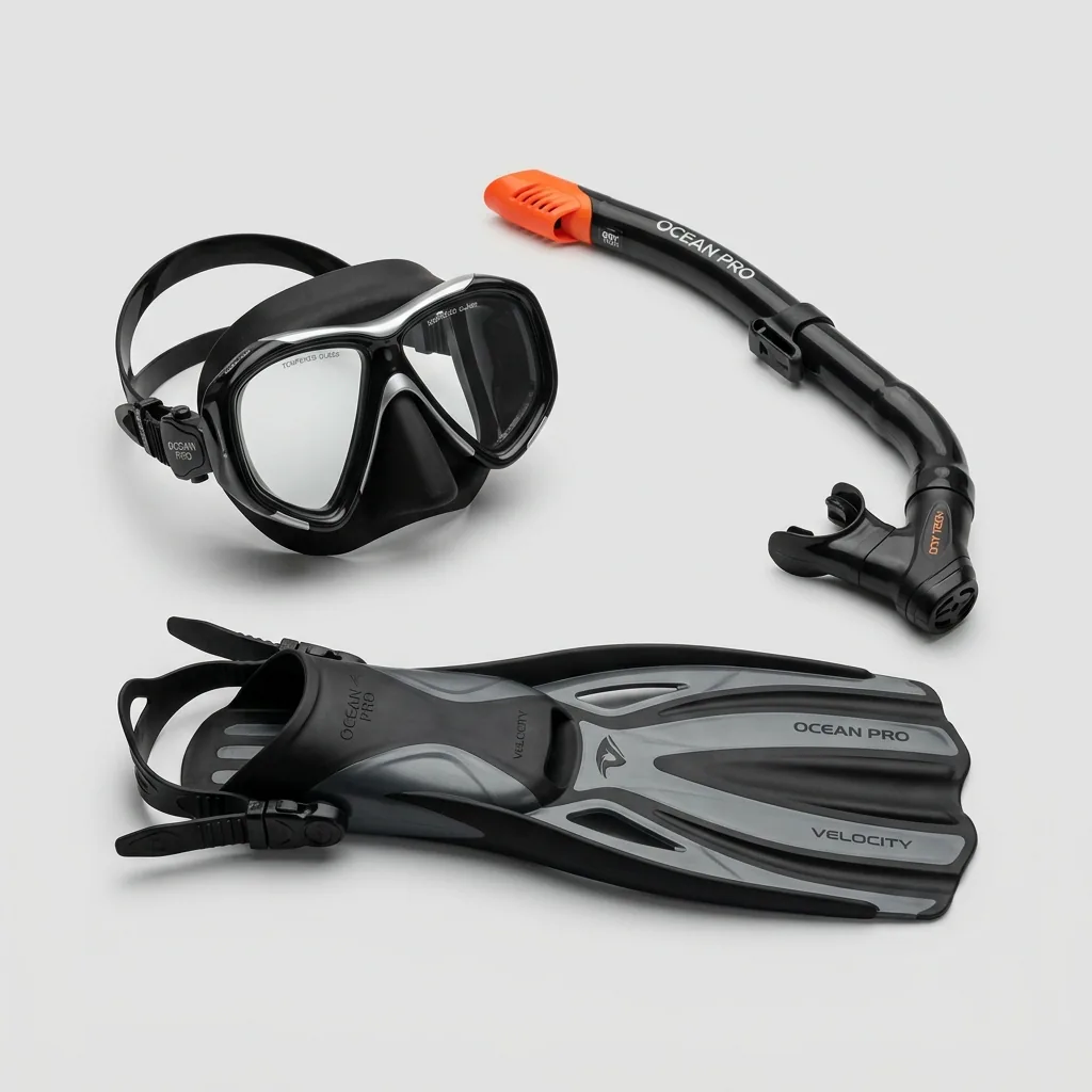 Aluguel de kit de mergulho (máscara, snorkel e nadadeiras) em Cagliari