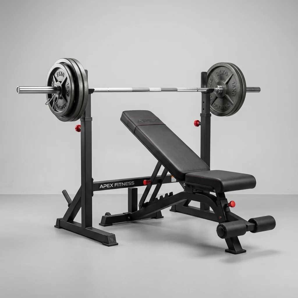 Aluguel de banco de musculação com barra e discos em Cagliari