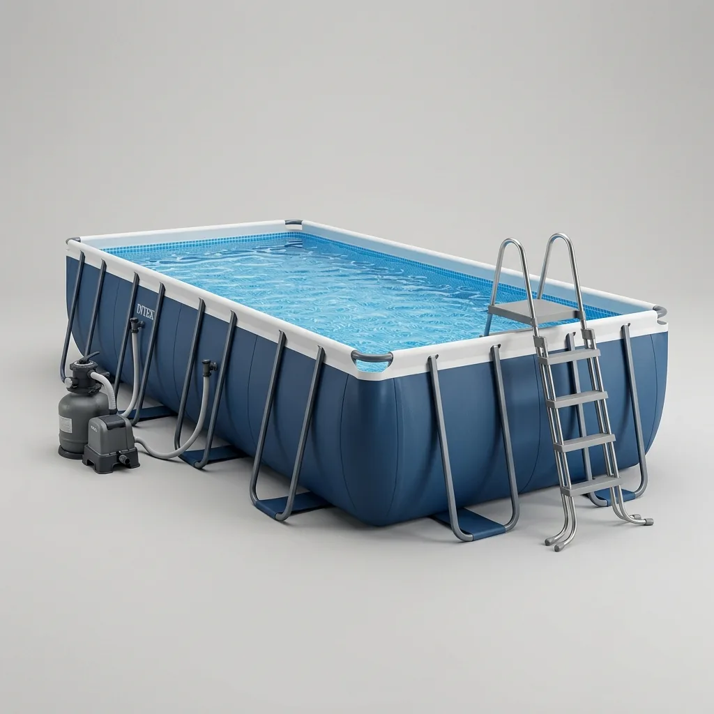 Aluguel de piscina retangular grande acima do solo em Cagliari