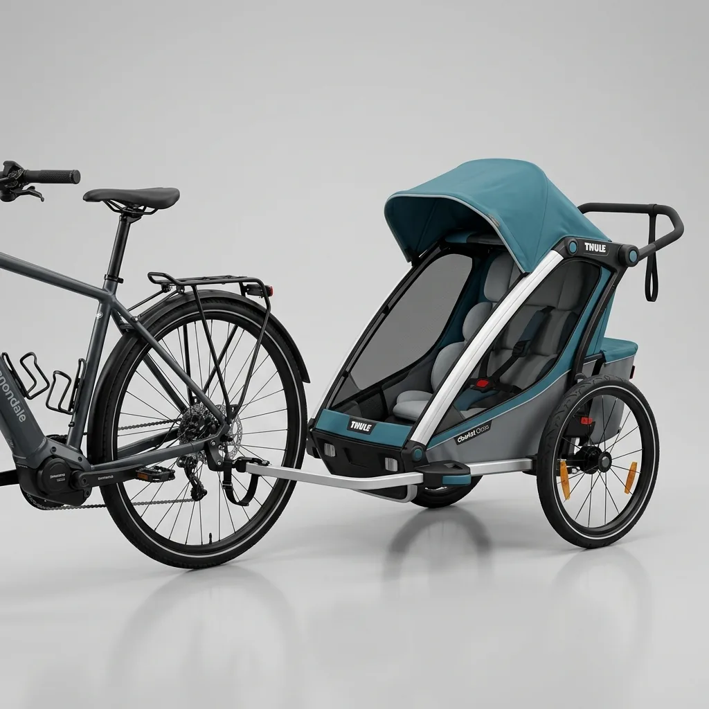 Aluguel de trailer e carrinho de bicicleta infantil em Cagliari